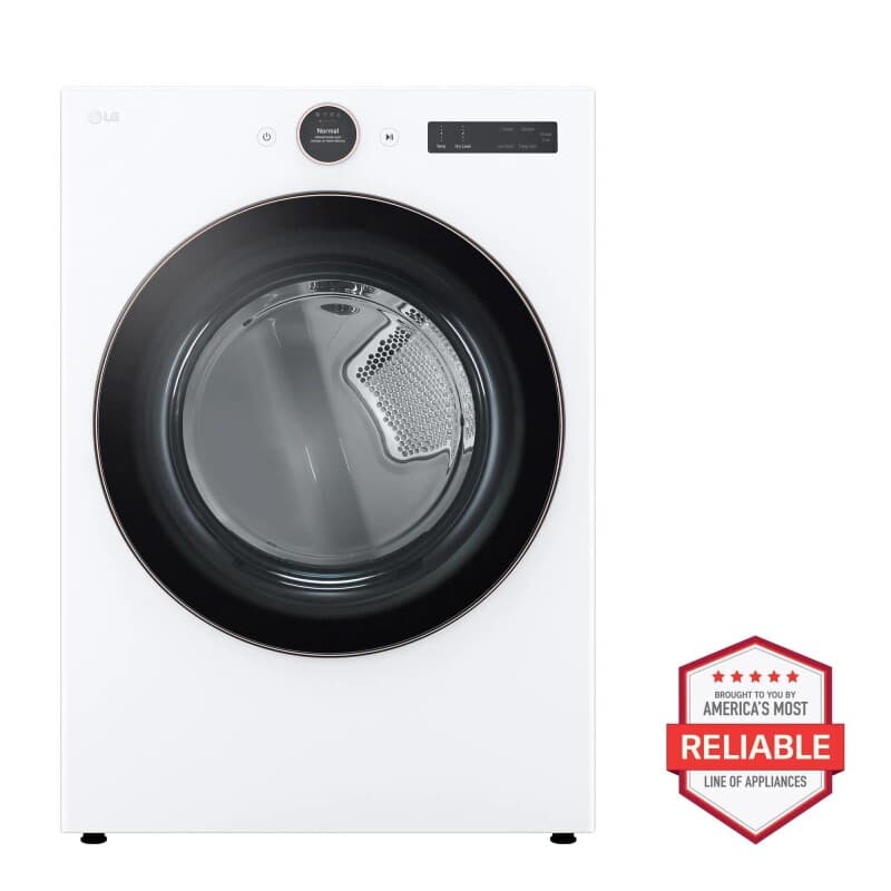7.4 cu. ft. Smart Front Load Electric Dryer with AI Sensor Dry & TurboSteam™ Technology