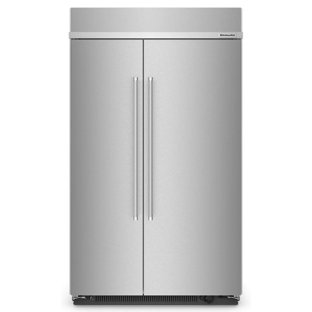KitchenAid 30 Cu. Ft. 48" Built-In Side-by-Side Refrigerator with PrintShield Finish