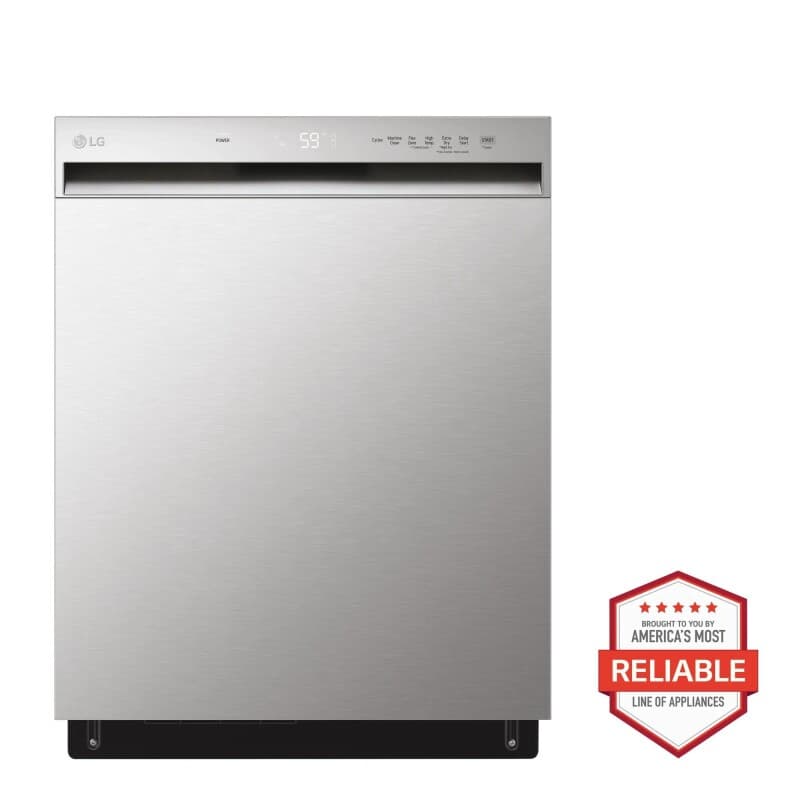 Front Control Dishwasher with QuadWash™