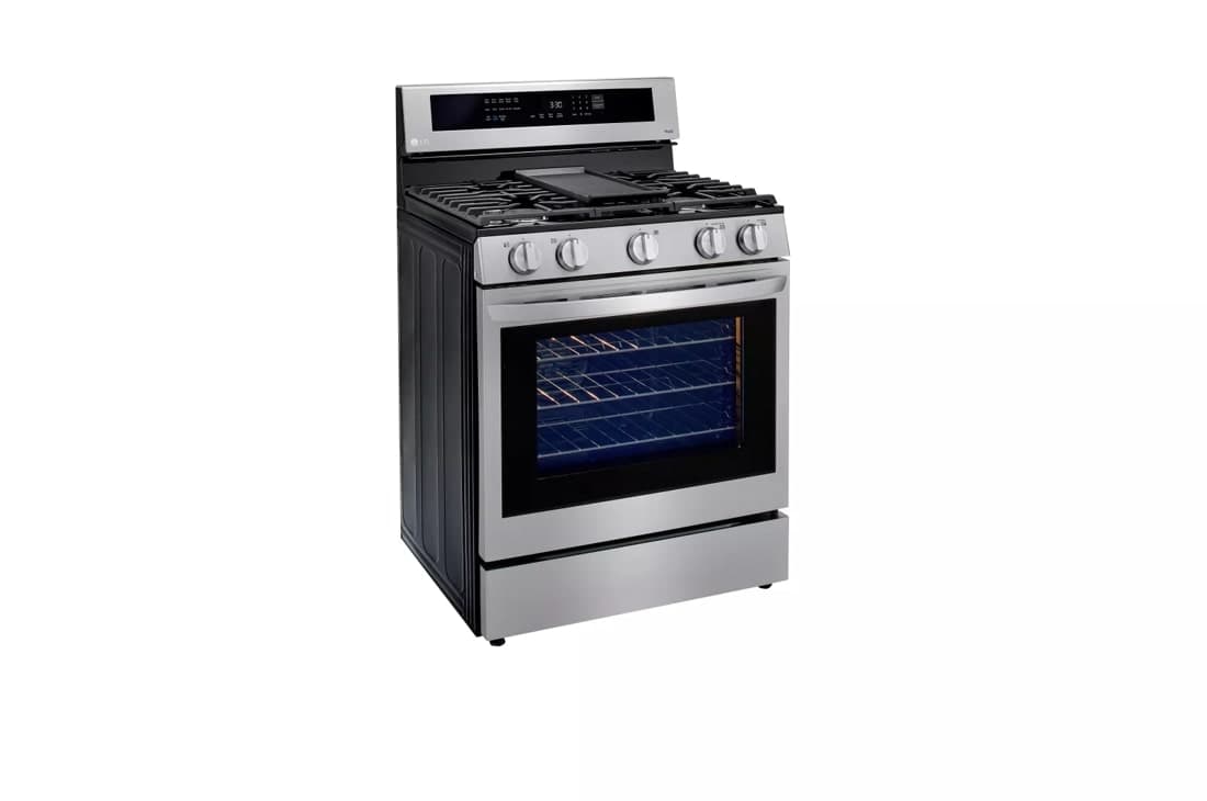 5.8 Cu. Ft. Smart Wi-fi Enabled True Convection Instaview® Gas Range With Air Fry