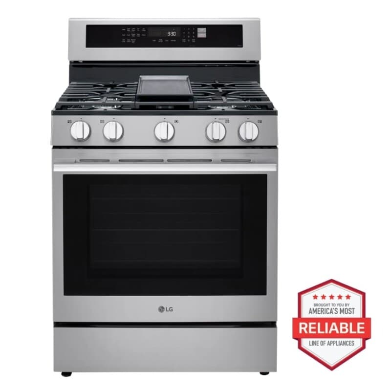 6.3 cu. ft. Smart Wi-Fi Enabled Probake Convection® Gas Range with Air Fry & EasyClean®
