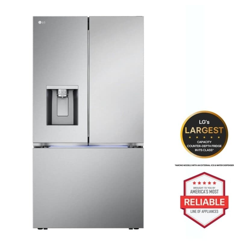 26 cu. ft. Smart Counter-Depth MAX™ French Door Refrigerator with Four Types of Ice
