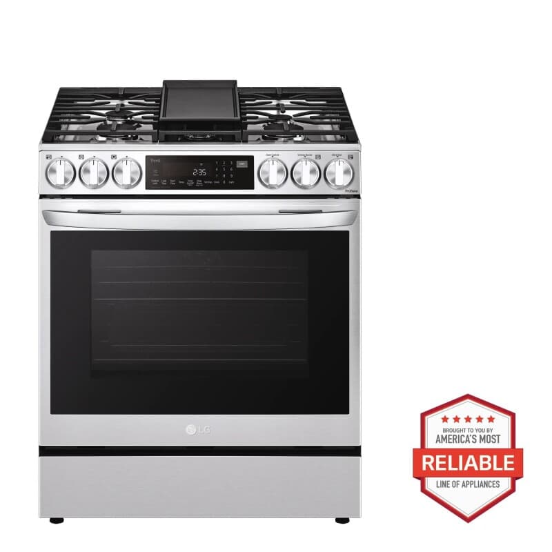 6.3 cu ft. Smart wi-fi Enabled ProBake Convection® InstaView® Gas Slide-In Range with Air Fry