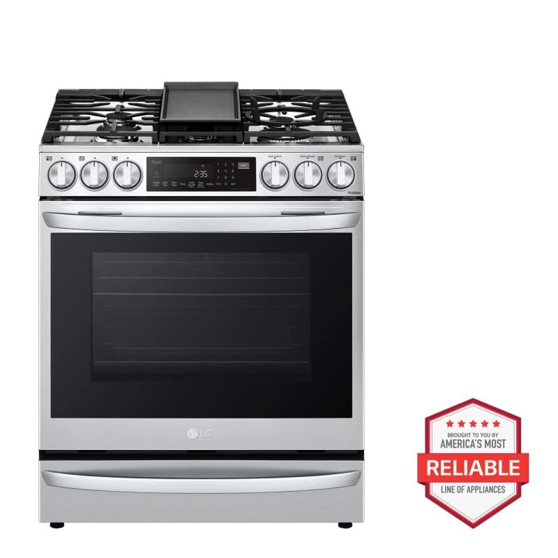 6.3 cu ft. Smart Wi-Fi Enabled ProBake Convection® InstaView™ Gas Slide-in Range with Air Fry