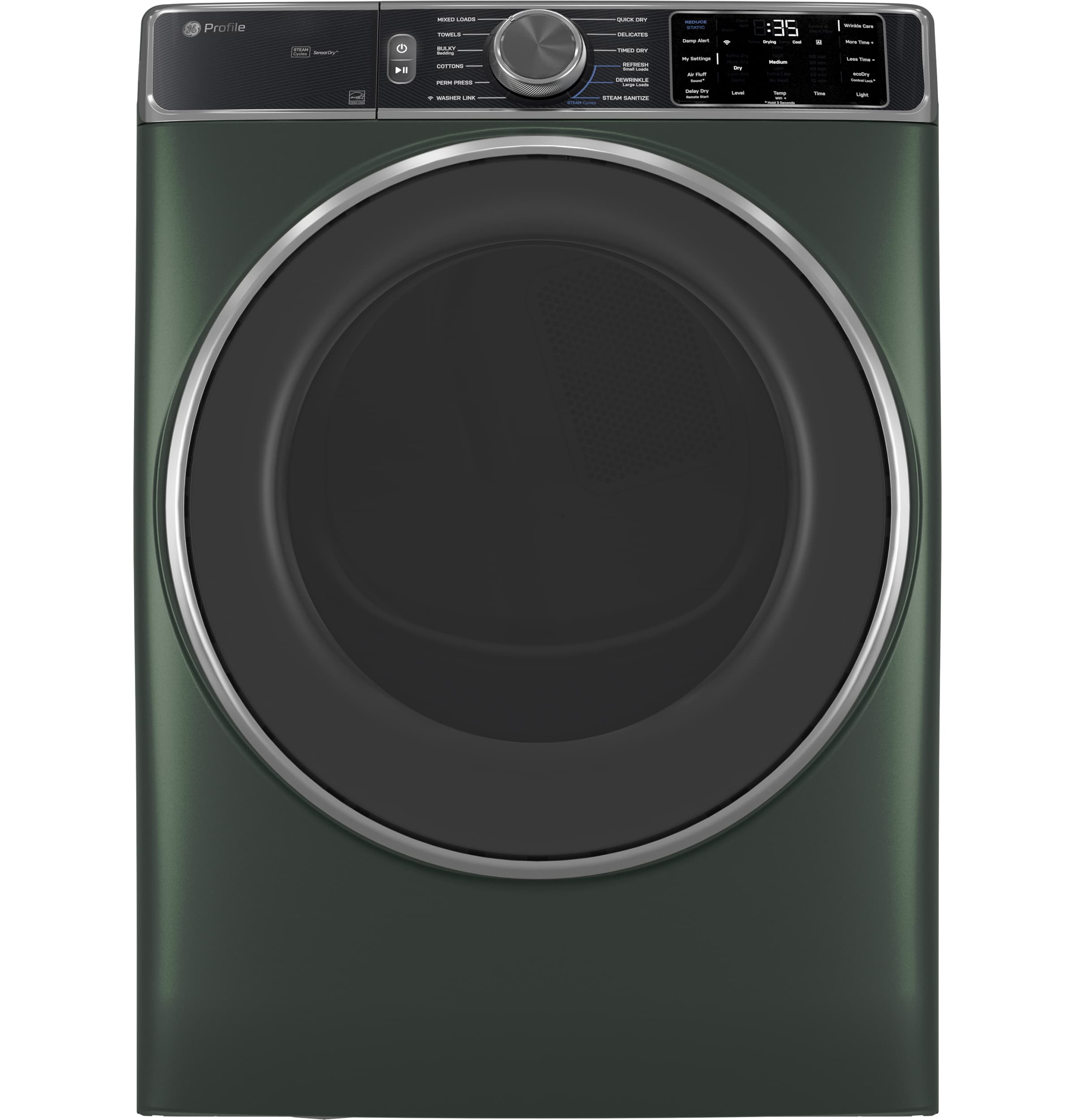 7.8 cu. ft. Capacity Smart Front Load Electric Dryer with Steam and Sanitize Cycle