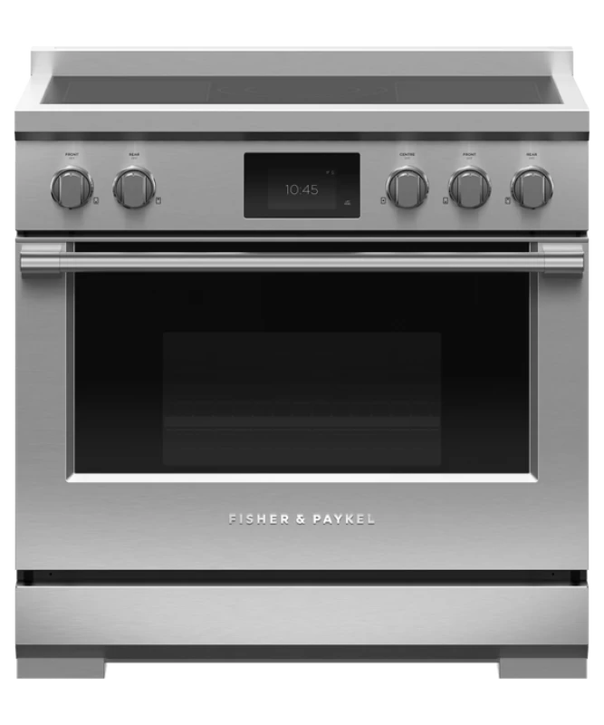 Induction Range, 36", 5 Zones with SmartZone, Self-cleaning