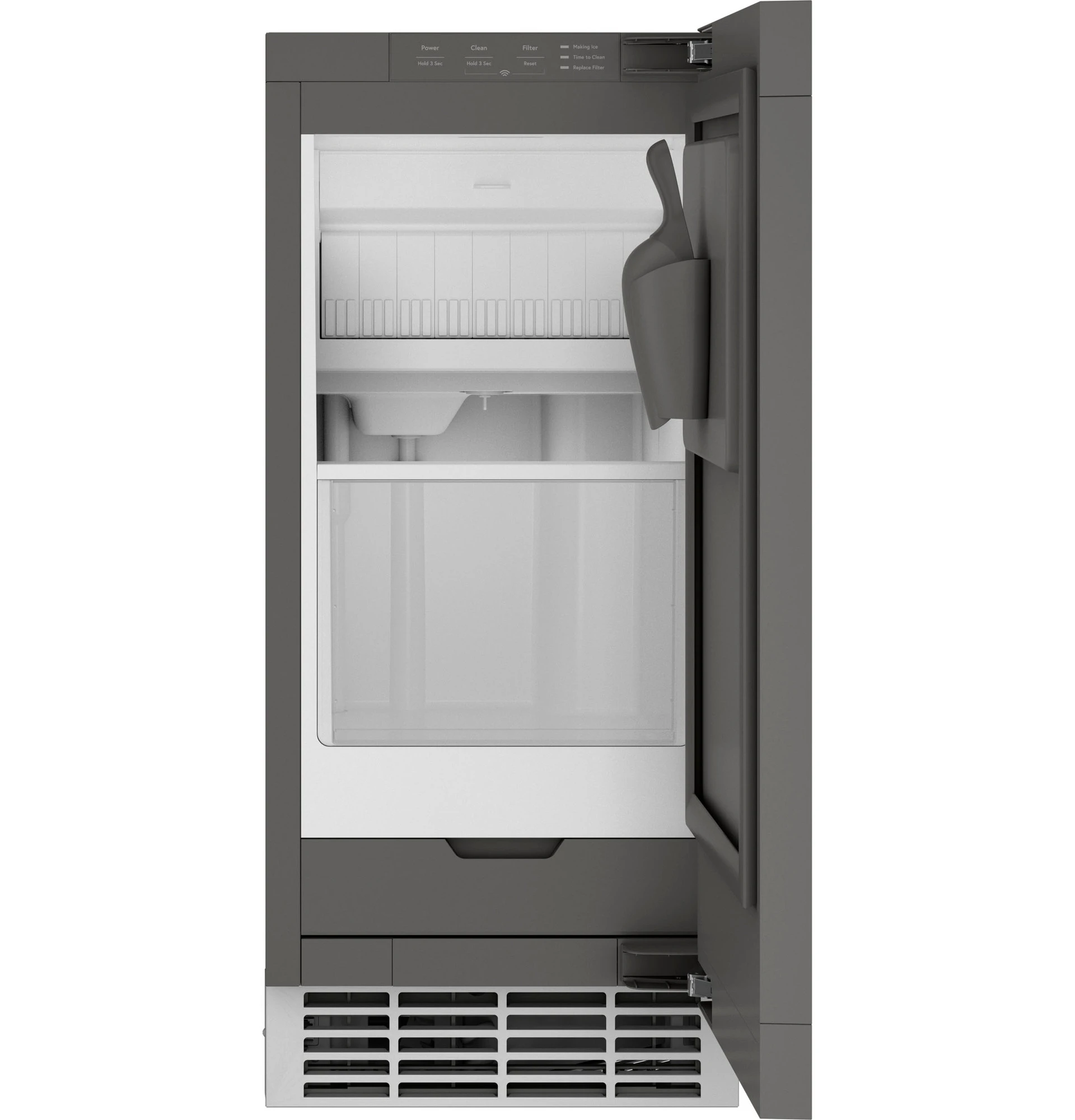 GE Appliances Ice Maker 15-Inch Panel-Ready - Clear Ice
