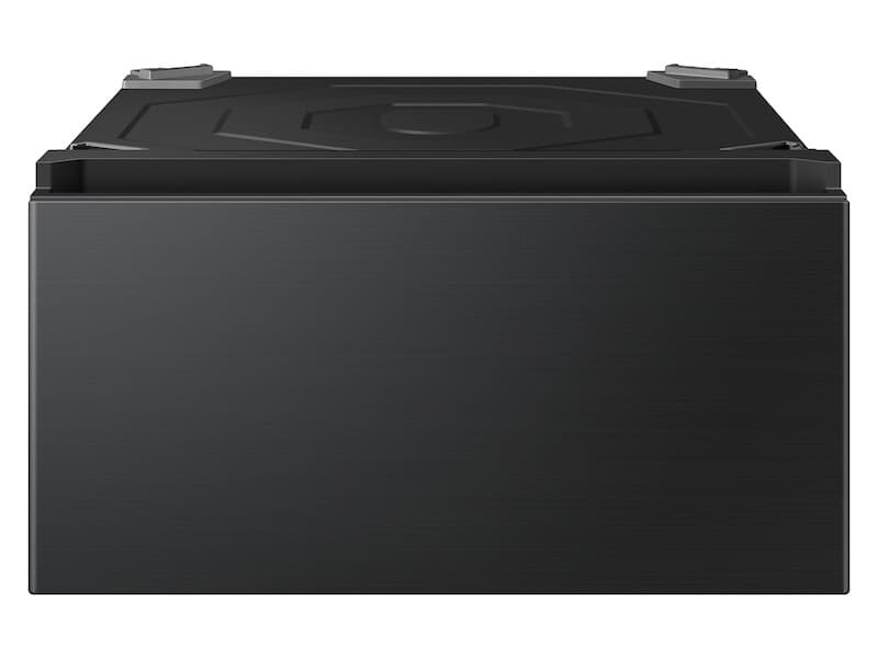 Samsung Bespoke AI Laundry Combo Pedestal with Storage Drawer in Brushed Black