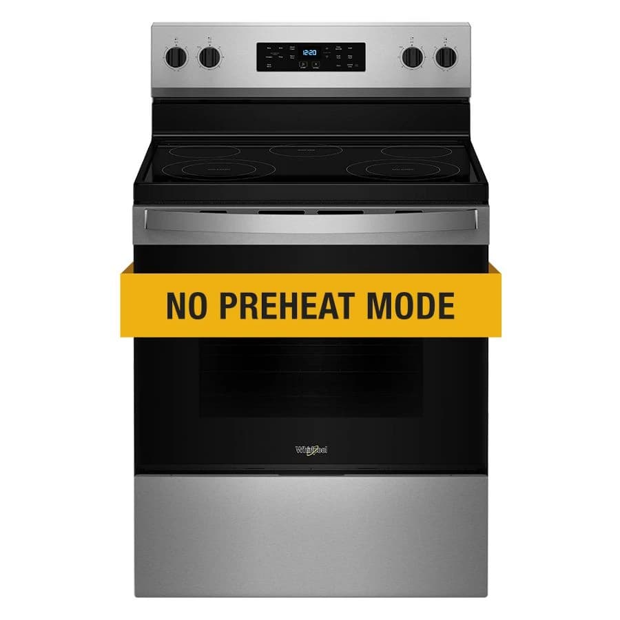 30-inch Electric Range with No Preheat Mode and Steam Clean