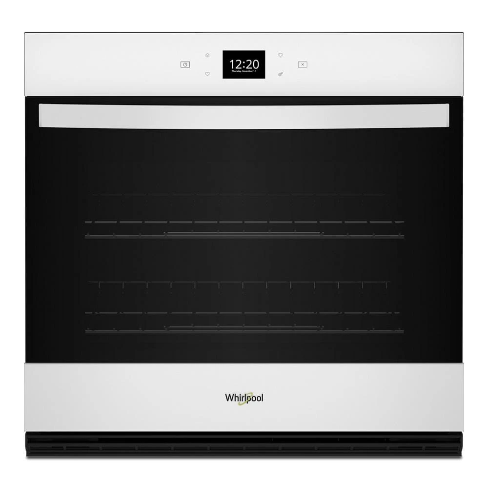 White single wall oven with convection
